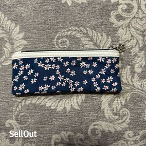 Manòu Floral Zipper Pencil Case Multi-Color Elegant Design